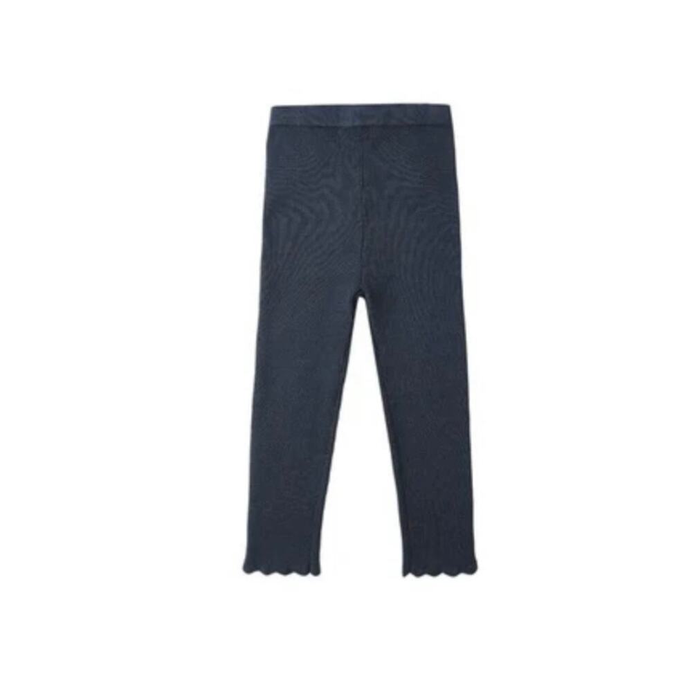 NEW Rylee + Cru Ribbed Leggings in Navy 0/3m, NWT